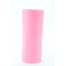 6 Inches Wide x 25 Yard Tulle, Shocking Pink (1 Spool) SALE ITEM